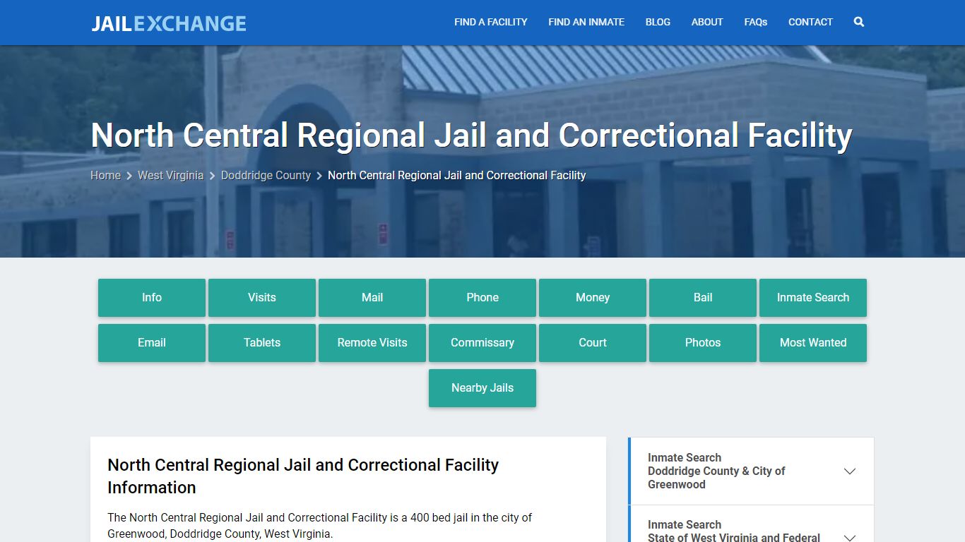 North Central Regional Jail and Correctional Facility - Jail Exchange